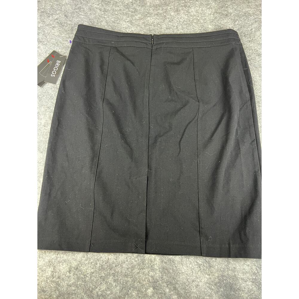Briggs New York Slimming Solution Black Pencil Skirt Size 16 Work Business